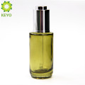 15 ml 30 ml grüne Farbe Glas Tropfflasche reichen Glas Tropfflasche mit Etikett für ätherisches Öl